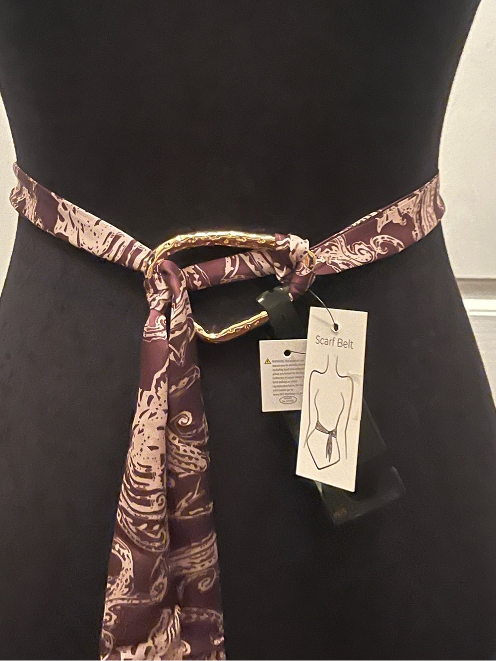NWT HOUSE OF HARLOW 1960 WOMEN'S SILK SCARF BELT- SMALL/MEDIUM